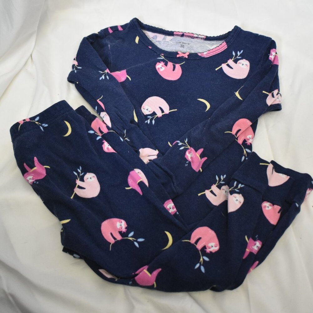 3T sloth pajamas